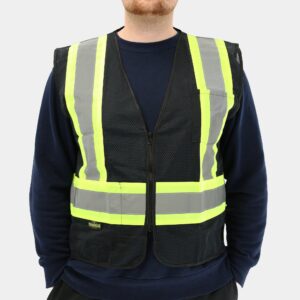 Alternative view of Safety Vest With Zipper, Class 1